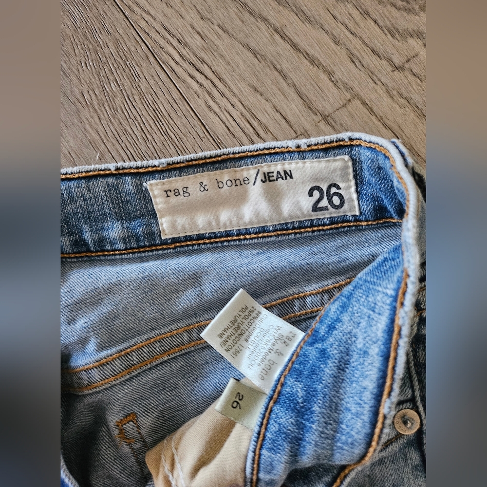 Rag & Bone Ankle Skinny Distressed Jeans Women's 26 - Picture 2 of 12